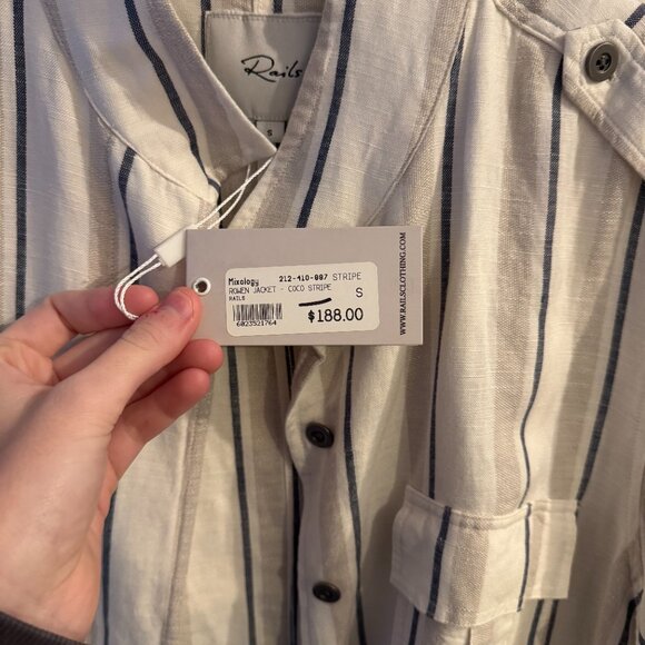 NWT Rails Striped Jacket - Picture 6 of 6